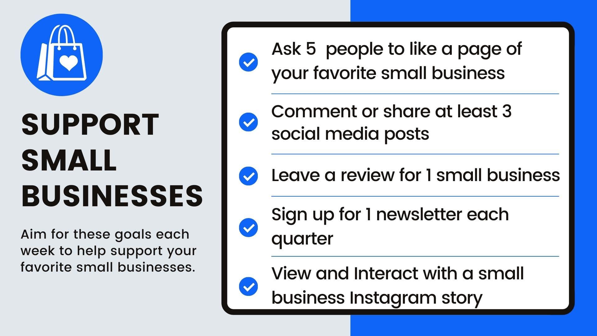 how to supporting small businesses