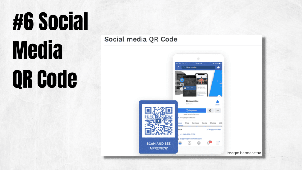 QR codes for social media marketing